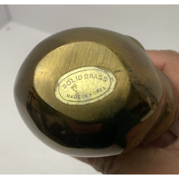 Vintage Brass Circus Seal on Ball 7.75 inches tall Figurine Statue - Picture 6 of 7